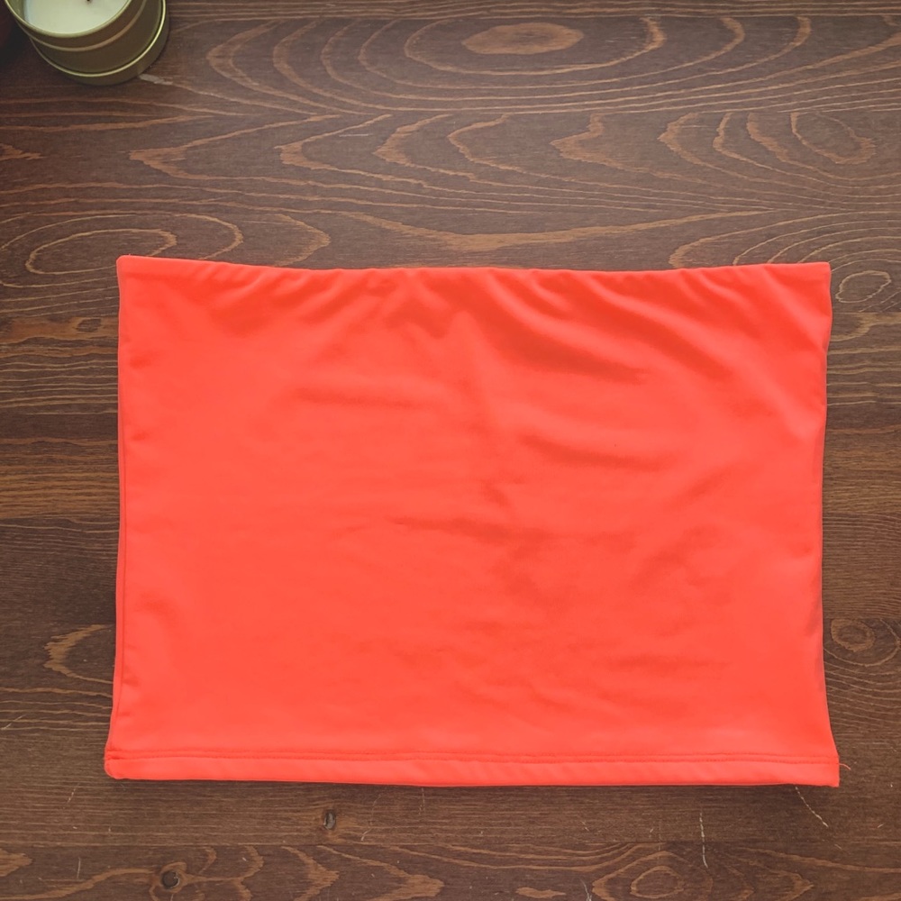 Bandeau crop tube top